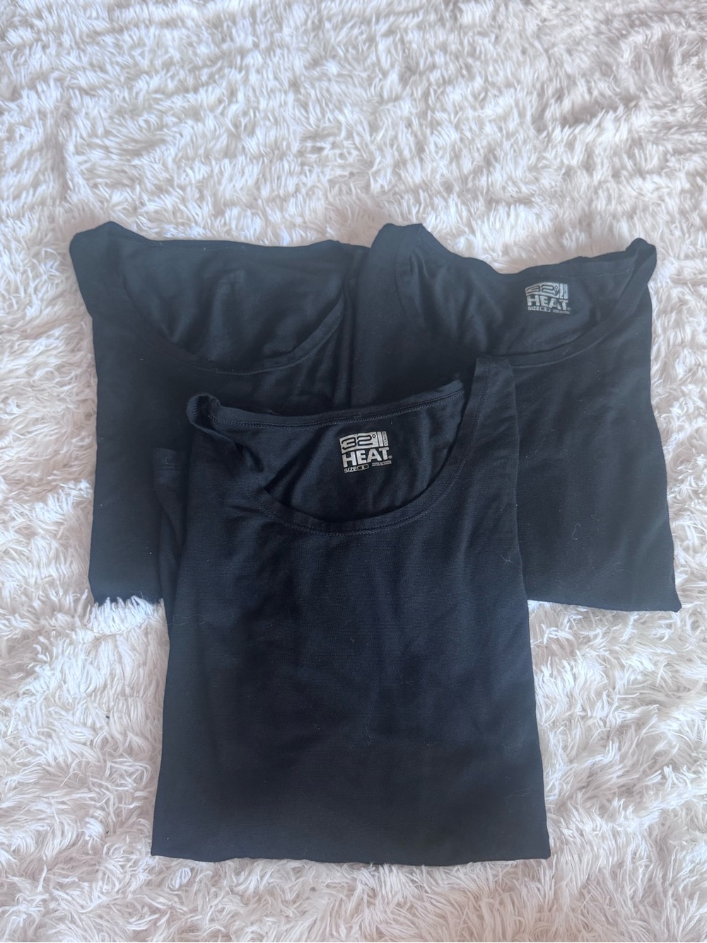 Bundle of 3 Long Sleeve Heat Tech Layering Shirts (S)